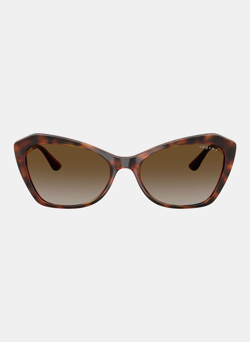 Vogue Full Rim Cat Eye Sunglasses 5626S, 56, W656, T5 - Image 1